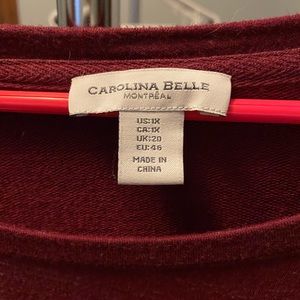 3/4 sleeve thick top